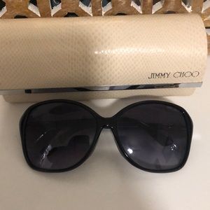 Jimmy Choo Black Sunglasses